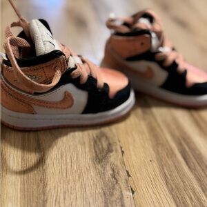 Nike Black and Orange Sneakers